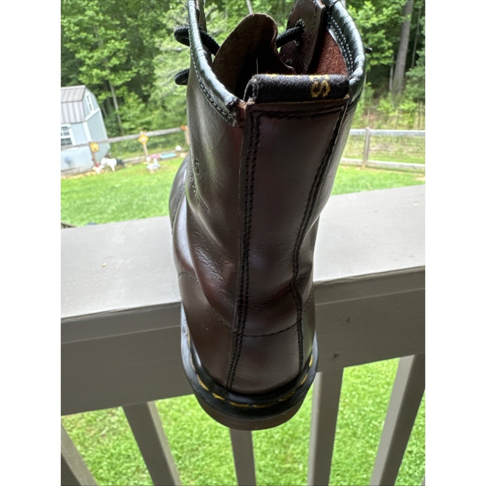 Dr. Martens Vintage Made in England Brown Leather Boots Men's US 9 UK 8 - Picture 9 of 15